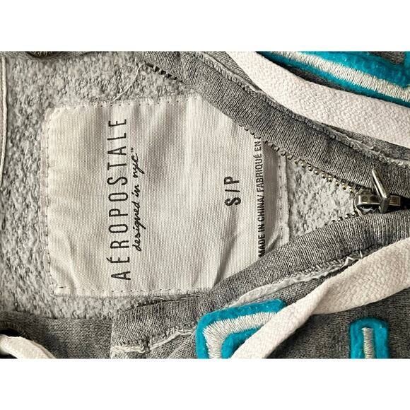 Adult S/P FALL FIRE Bundle: NWT Denim Jacket + EUC Aero Hoodie - Picture 4 of 7